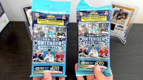 2021 Contenders football value pack opening