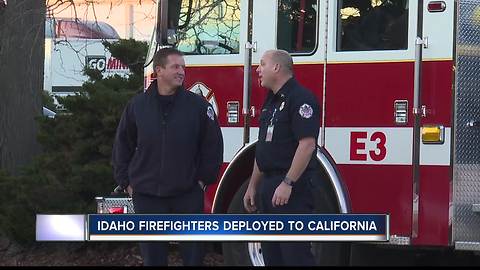 Local firefighters help battle California wildfires