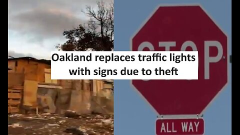 CA replacing traffic lights with stop signs due to theft