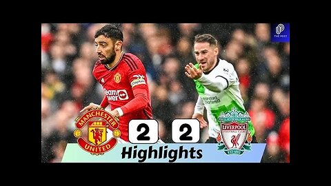 Bruno Scores From The Halfway Line 🤯 | Man Utd 2-2 Liverpool | Highlights