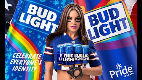 Bud Light Logos Seen at TRUMP Rally