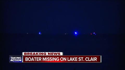 Coast Guard, deputies search for missing boater near Lake St. Clair Metropark