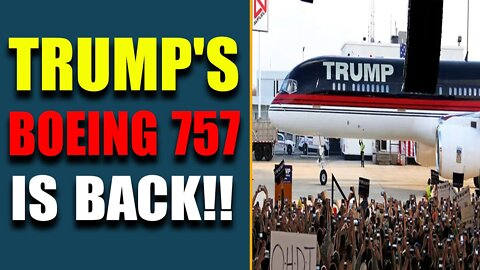 MASSIVE EXPOSURE: TRUMP'S BOEING 757 IS BACK! DOJ WANTS $34M TO CONTINUE J6 INVESTIGATION!