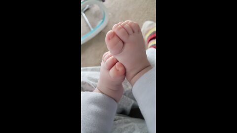 Happy Wiggly Baby Feet