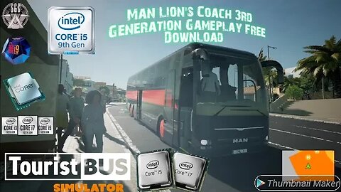 Tourist Bus Simulator Free Download Man Lion's Coach 3rd Generation Gameplay