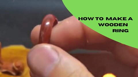 How to make a wooden ring|wood carving| woodworking |woodworking7900| #ring |#shorts