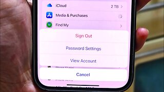 How to delete an Apple ID account from iPhone!