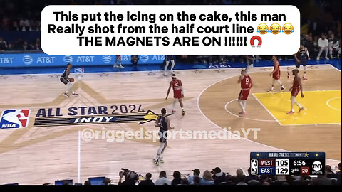 Rigged West vs East magnetic all star game | they literally mocking you !! #rigged #nba #2024