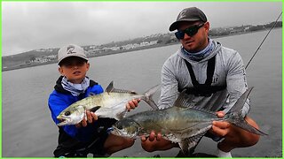 Fishing for Garrick on lures and light tackle! Estuary fishing at its best!