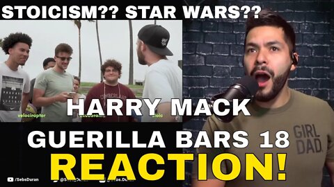 Harry Mack Guerilla Bars 18 (Reaction!) | The Stoicism and Star Wars references are 💯