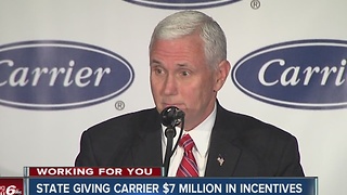 Indiana to give Carrier $7 million in incentives to stay in state