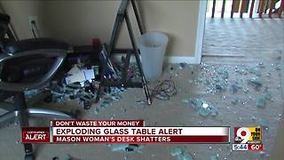 IKEA glass table top exploded, Ohio woman says