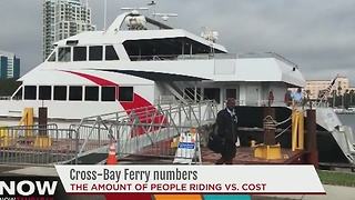 Cross-Bay ferry numbers