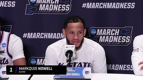 Kansas State Basketball | Johnson, Nowell & Tomlin speak after Wildcats' 77-65 win vs. Montana State