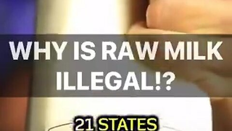 Raw milk illegal