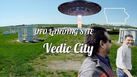 UFO Landing Site visit W Tony Camero Fairfield Iowa