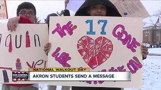 Akron fifth-grade students use their voice to make a lasting impact on National Walkout Day