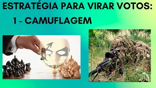 Estratégia de virar votos dos petistas nessas eleições, Camuflagem.