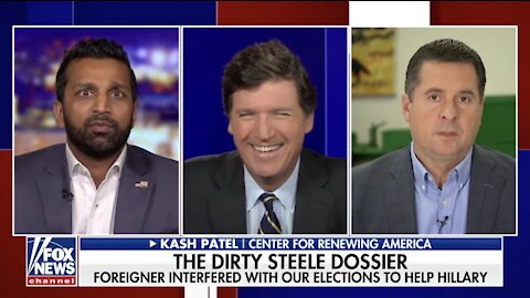 "Inspector Gadget on Sudafed" - Kash Patel Crushes Christopher Steele on Tucker Carlson Tonight