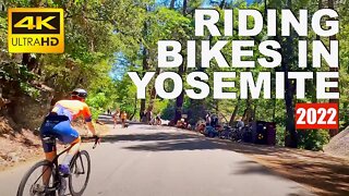 Yosemite National Park Bike Ride in 4K HDR | See Mirror Lake, Curry Village, Half Dome POV GO PRO