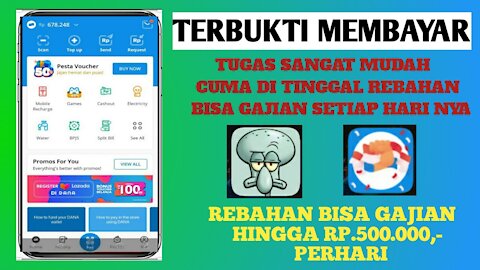 APLIKASI PENGHASIL UANG DAN SALDO DANA 2020 || APLIKASI PENGHASIL PAYPAL