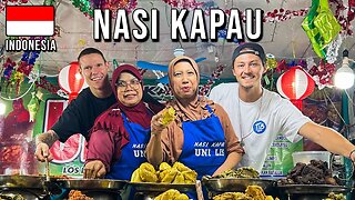 Foreigners Try NASI KAPAU In Bukittinggi, Indonesia [Episode 28]