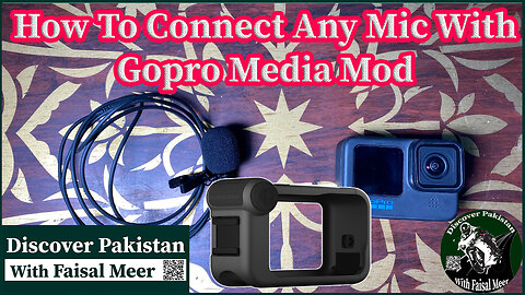 How To Connect Gopro Hero 10 Media Mod With | Ordinary Mic | #gopromediamod #goprohero10 #gopro