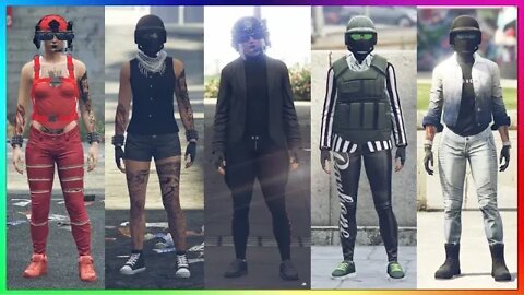 Top 5 Best Easy To Make Female Tryhard Outfits #29 (GTA Online)