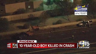10-year-old killed in rollover crash on Loop 101 near 64th Street