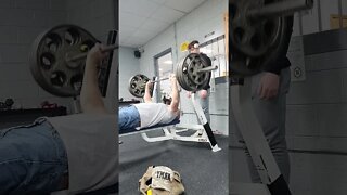 365lbs x 5 Raw Bench, Crazy 🤪 old man, 61 years old