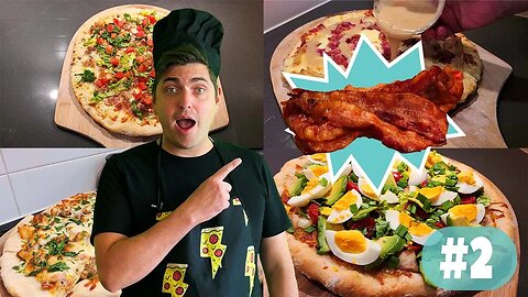 4 Bacon INSPIRED Pizzas #2 | PIZZA FOR WEIRDOUGHS