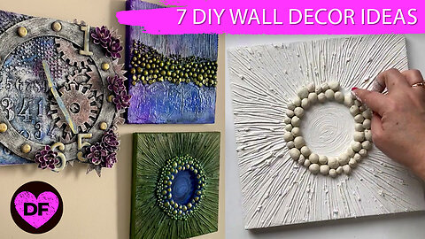 7 Ideas for Wall Decor Made with Your Own Hands