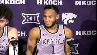 Kansas State Basketball | Johnson, Massoud & Nowell Press Conference | K-State 68, Texas Tech 58