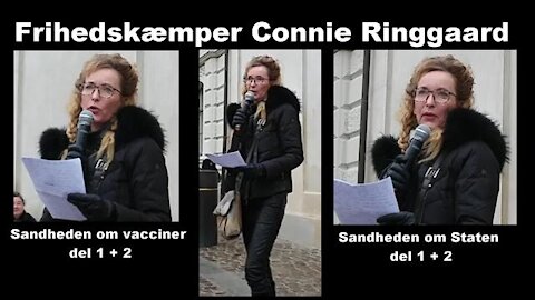 Connie Ringgaard Demo 'Den Store Corona Aprils Nar' Part 3 Amalienborg [01.04.2021]