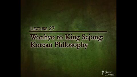 Great Minds 27, Wonhyo to King Sejong