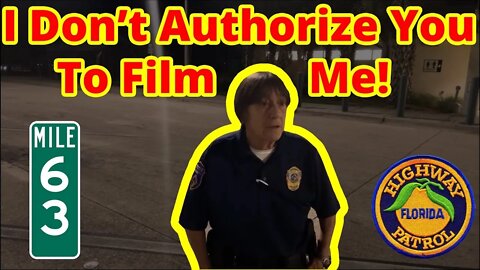 I Don’t Authorize You To Film Me!
