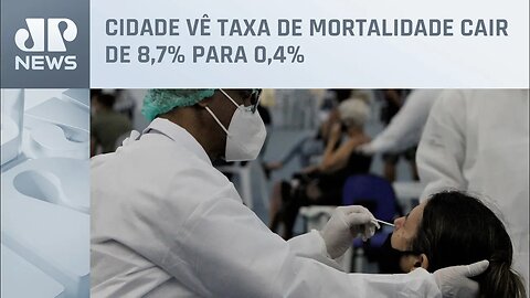 Cai taxa de mortalidade por Covid-19 no Rio de Janeiro