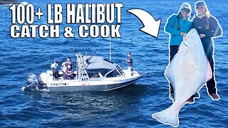 Fishing for 100+ lb Halibut in the Washington State | Catch and Cook