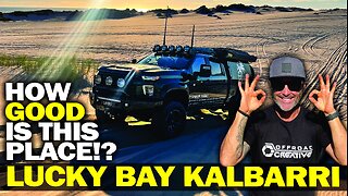 LUCKY BAY, KALBARRI 😍 | WIND SURFING AT CORONATION BEACH | LYNTON CONVICT DEPOT