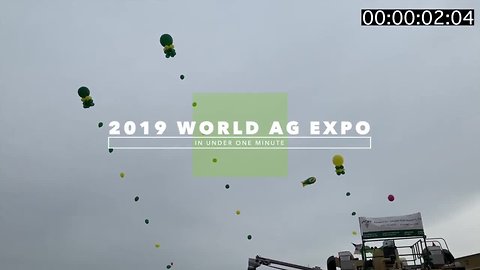 The 2019 World Ag Expo in under one minute