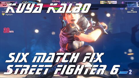 Kuya Kalbo Six Match Fix Street FIghter 6: 05-11-2024