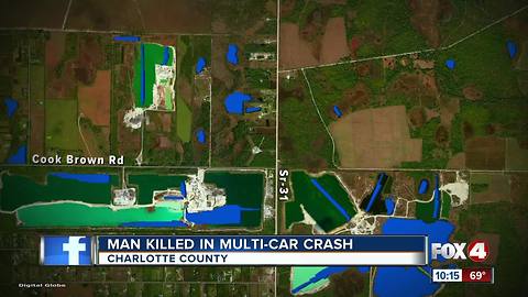 Man Killed in Multi-Vehicle Crash