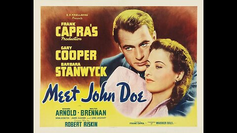 Meet John Doe (1941) [Colorized, 4k, 60fps] Full Movie