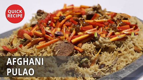 AFGHANI PULAO RECIPE | Original Kabuli Pulao Recipe