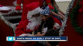 Santa makes an early stop in Southwest Florida.