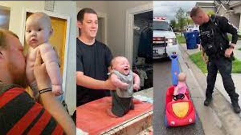 Funniest Moments of Baby And Daddy | Cute Baby Videos