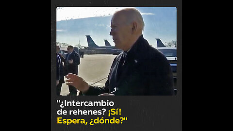 Biden se confunde al ser preguntado sobre rehenes