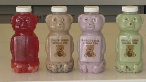 Honey Bear Bubble Tea using iconic bottles to wow customers
