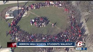 Herron high school students join thousands across the country to Walkout against gun violence