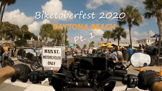 Biketoberfest 2020 Daytona Beach FL | Riding down Main street Pt. 1 | Oct 17